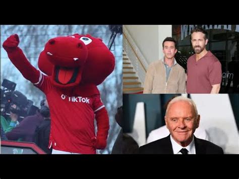 Anthony Hopkins Becomes Wrexham Mascot in .